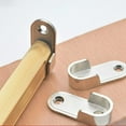 thumbnail image 1 of MesaSe 2PCS Zinc Alloy Closet Rod End Bracket for 16mm Wardrobe Support, 1 of 7