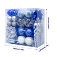 thumbnail image 3 of Ganfancp Juego de 44 Bolas de Navidad de Plástico Galvanizado Ofertas Del Día Liquidación 44* Colgante, 3 of 7