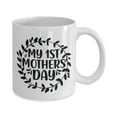 thumbnail image 2 of My 1St Mothers Day New Mom White Gift coffee mug, 2 of 4