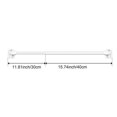 thumbnail image 3 of 2 Pieces Adjustable Curtain Rod Pieces Adjustable Steel Curtain Extendable Bars Pole Without Drilling Hanging Rods Self Adhesive for Home Bathroom Hotel, 3 of 9