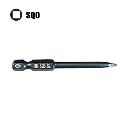 

65mm SQ0 SQ1 SQ2 Square Head Screwdriver Bits Set Hex Shank Magnetic Screwdriver