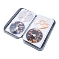 thumbnail image 4 of (2 pack) 96 Capacity CD Case,Gray Hard Plastic CD/DVD Holder Portable Wallet, 4 of 9