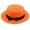 Orange, variant on Hontri Hat Ladies Women's Summer Solid Hat Top Sun Visor Sun Straw Beach Hat Baseball Cap Hot Pink