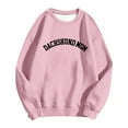 thumbnail image 4 of Arlun Women's Letter Printed Sweatshirts Dachshund Mom Crewneck Loose Fit Pullovers for Dog Lover Long Sleeve Drop Shoulder Soft Comfortable Street Style Tops Pink XL, 4 of 4