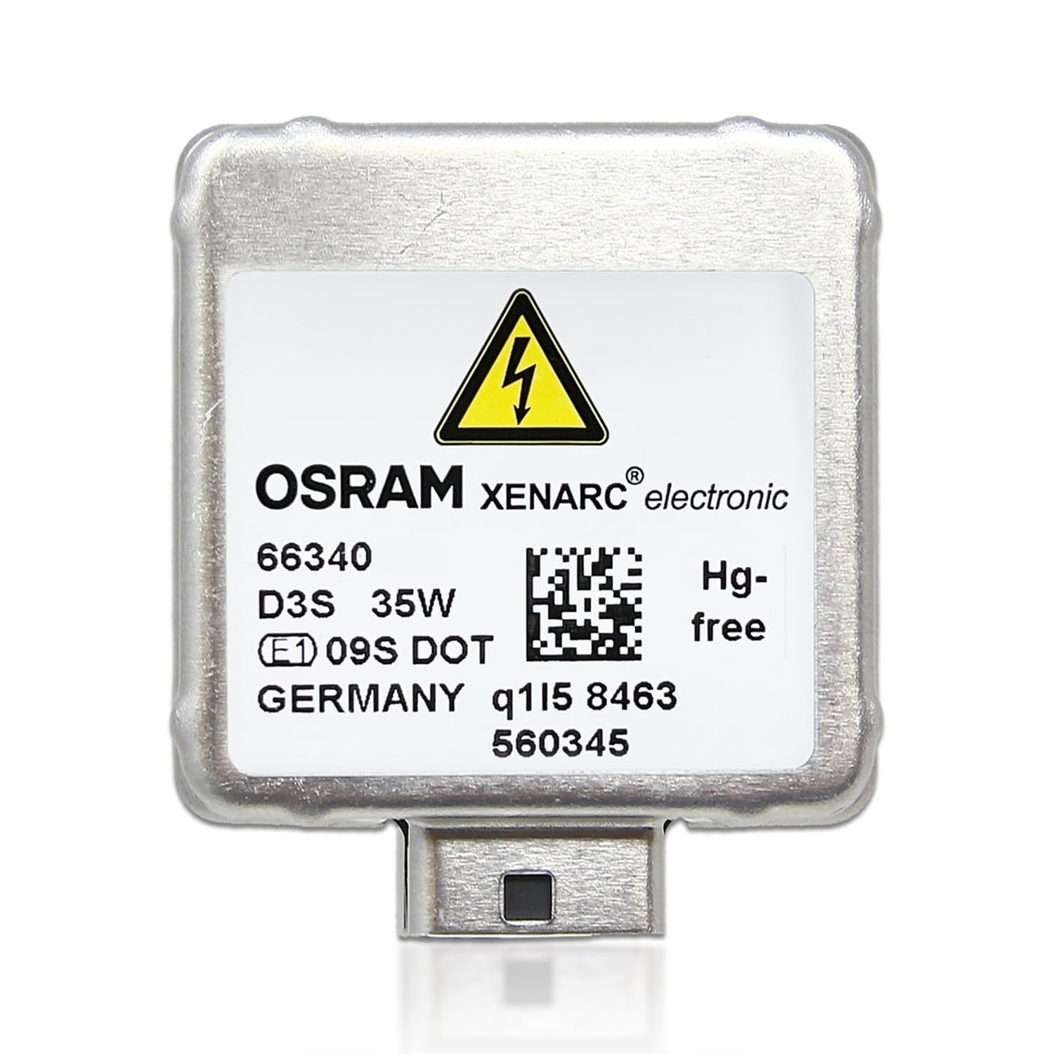 Osram Xenarc D3S 4300K Standard HID OEM Bulb 66340, Pack of 2 for