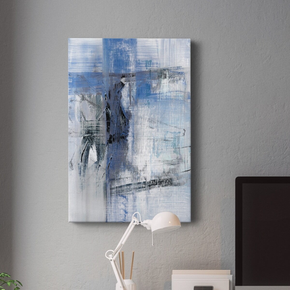 Reflections in Indigo Premium Gallery Wrapped Canvas - Ready to Hang - 8 x 12