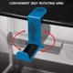 thumbnail image 4 of Gaming or Music Headphone Stand with 360 Degree Swivel Arm, Universal Clamp for Table and Desk with Integrated Cable Management - Blue, 4 of 5