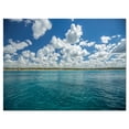 thumbnail image 2 of White Fluffy Clouds Over Sea - Oversized Beach Canvas Artwork, 2 of 3
