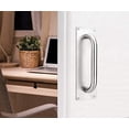 thumbnail image 5 of Durable Stainless Steel Door Handle, Heavy Duty Barn Door Pull With Exquisite Craftsmanship For Wide Application, Easy To Assemble Brushed Surface Treatment Door Handle (2 Pack), 5 of 5