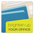 thumbnail image 5 of "Colored File Folders, Straight Tabs, Letter Size, Blue/Light Blue, 100/Box | Bundle of 2 Boxes", 5 of 5