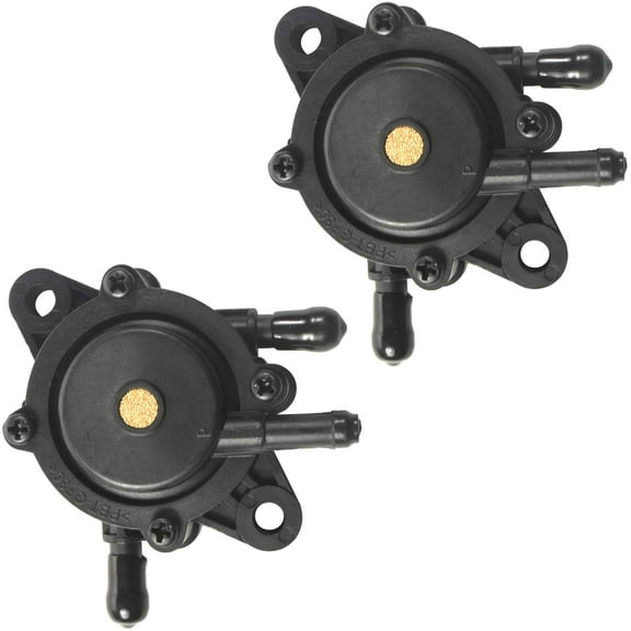 HQRP 2-Pack Fuel Pumps Compatible with John Deere LG808656 M138498 M145667 Fits 647 657 667 LA115 Mower