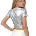 thumbnail image 3 of Niños Disfraces Niños Primavera Verano Color Sólido Carnaval Festa Festival Desempeño Cuello Redondo Camiseta Top para Niño Pequeño, 3 of 6