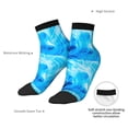 thumbnail image 6 of Pofeuu Blue Shell Print 30cm Socks, Adult Running Hiking Socks for Youth and Adult, 6 of 7