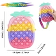 thumbnail image 4 of Bolso de hombro Fidget Sensory Toy Pop, diseño de piña, 4 of 5