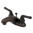 thumbnail image 1 of 4 Inch Center Lavatory Faucet With Twin Brass Lever Handles - Oil Rubbed Bronze, 1 of 1