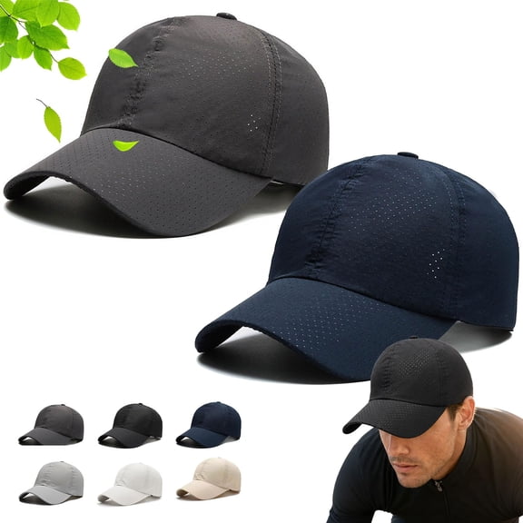 Sunscreen Breathable Baseball Cap Outdoor Sun Protection Quick-Drying Cooling Aeromesh Adjustable Sports