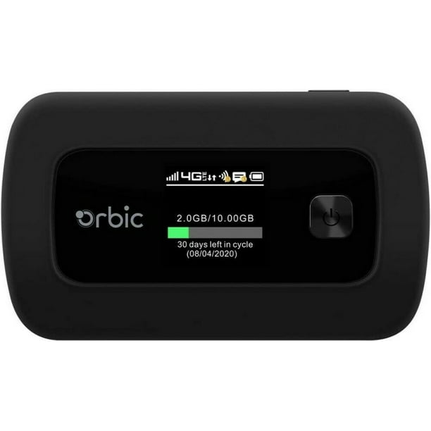 Orbic Jetpack Verizon Speed Mobile Hotspot 4g LTE Dual-Band WiFi Generator  Black - Walmart.com