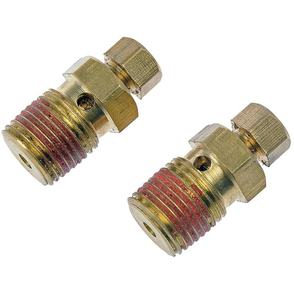Dorman 902-112 Engine Coolant Bleeder Screw for Specific Models, Pack of 2 Fits select: 2000-2005 CHEVROLET IMPALA, 1996-2005 BUICK LESABRE