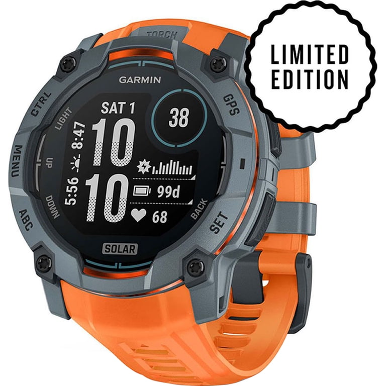 Garmin Instinct 3 50 mm Outdoor GPS Smartwatch SOLAR Twilight with