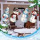 thumbnail image 2 of Calcetines de invierno Moucuny para colgar en 3D, diseño de muñeco de nieve, 40 cm, 4 unidades, 2 of 6
