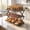 Black 3layers, variant on Gaderth Collapsible X-Shaped Multi-Tier Cooling Rack, Adjustable Height Carbon Steel Baking Stand, Stackable Roasting Cooking Drying Wire Cooling Rack-Oven & Dishwasher Safe