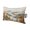 Warm Beige, Soft Sage, Copper Red, Celadon, variant on Chaise Lounge Headrest Pillow 1 Pack, Fall Forest Waterproof Chair Pillows with Insert & Adjustable Elastic Strap for Beach Recliner, Autumn Oil Painting Pine Trees Mountains Outdoor Patio Pillow