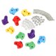 thumbnail image 1 of 10pcs Juego De Agarres De Plástico Para Niños Piedras Para Trepar Con Tornillos Para Pared De Escalada Y Pared De Roca Baoblaze Rock Climbing Manos Pies Holds, 1 of 8