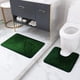 thumbnail image 5 of Set de alfombrillas de hoja de 2 paquetes | Alfombrillas antideslizantes absorbentes de agua para baño, cocina, entrada, dormitorio | Poliéster y Goma Duraderos | Verde, Gris, Azul marino | 40x50cm, 5 of 8