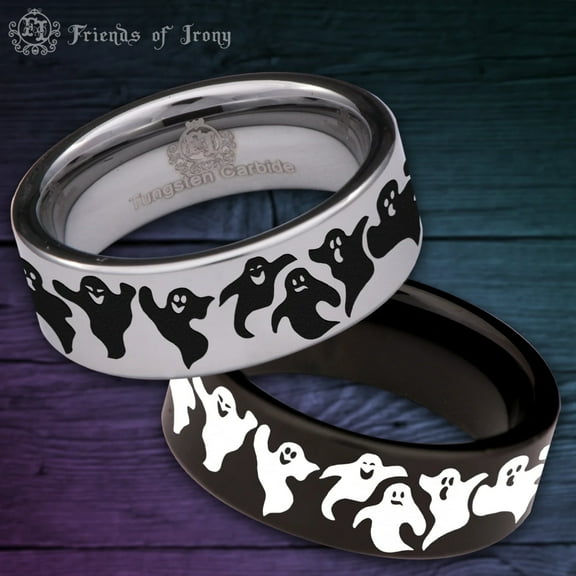 Ghost Tungsten Carbide Ring