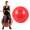 Red, variant on THERABAND Standard Exercise Ball, 22" Red Stability Trainer for 5'1"–5'6" Users, Yoga & Pilates Ball, Balance & Core Trainer, For Athletes Fitness at Gym & Home