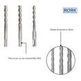 thumbnail image 4 of Kit Brocas Cinceles Rork Sds Plus Para Concreto Taladro 12 Piezas, 4 of 6