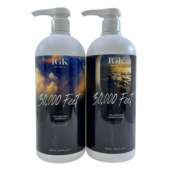 IGK 30,000 Feet Volumizing Shampoo & Conditioner Set 33.8 OZ Each
