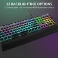 thumbnail image 3 of Teclado mecánico para juegos, retroiluminación LED Rainbow para juegos MFZFUKR CZDZ-ZC116, 3 of 5