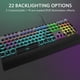 thumbnail image 3 of Teclado mecánico para juegos, retroiluminación LED Rainbow para juegos MFZFUKR CZDZ-ZC116, 3 of 5