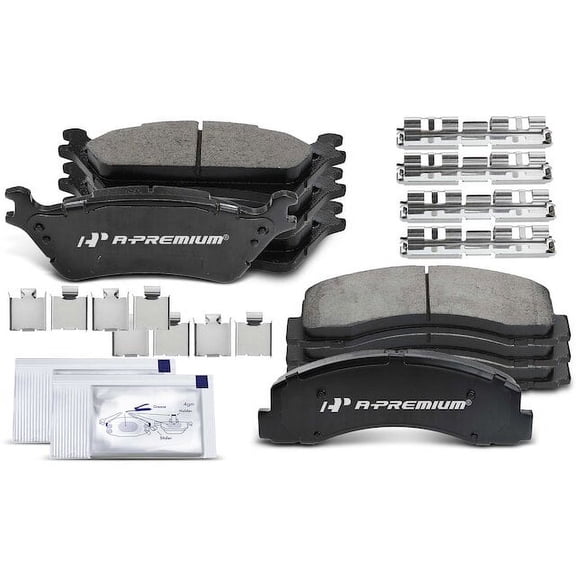 Brake Pad Set 8 - Compatible with 2012 - 2020 Ford F-150 - Autopart Premium
