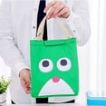 thumbnail image 2 of Destyer Caroon Expression Waterproof Large Size Oxford Cloth Storage Keeping Warm Thermal Bag Green, 2 of 3
