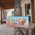 thumbnail image 4 of Peace Love Pride Labrador Retriever with Rainbow Sunglasses LGBT LGBTQ+ Landscape Wood Sign Lab Dog Lover Gifts Hanging Wall Home Decor - 01004, 4 of 5