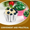 thumbnail image 3 of CATIEBYE Catiebye 6 Pcs Nonstick Aluminum Mini Cupcake Molds for Baking 2.8×2.8×1.7in, 3 of 8