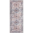 thumbnail image 2 of GLN Rugs Myra - Indoor, Machine Washable Area Rug 2'6"x7' Multi/Cream Home Carpet, 2 of 7