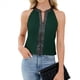 thumbnail image 2 of Camisa de con Cuello en V y Sin Mangas para Mujer, para Oficina y Trabajo. Verde XXL, 2 of 9