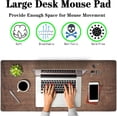 thumbnail image 2 of Gaming Mat 3XL Mouse Pad, Keyboard Mouse Pad Large Office Mousepads, Renmture Desk Pad Non-Slip Rubber Base Waterproof with Stitched Edges, 35.4 X 15.7 inch for Work/Game/Office/Home Board, 2 of 7