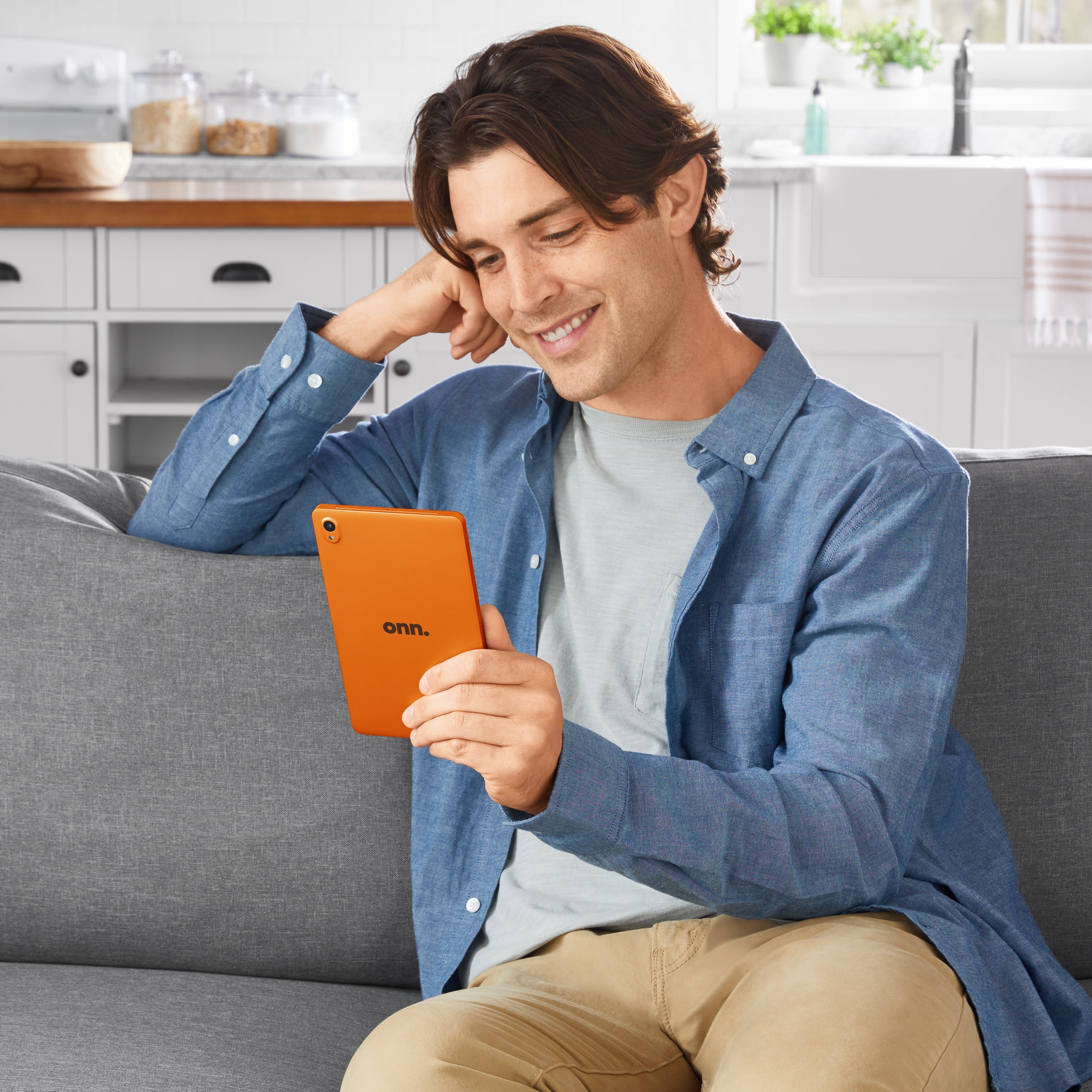 onn 7" Tablet, 32GB, (2024 Model) - Papaya