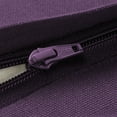 thumbnail image 4 of Node Fitness Yoga Meditation Cushion, 25" x 12" Rectangular Bolster with Organic Cotton Cover - Purple, 4 of 7
