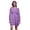 Amethyst, variant on Bimba Green Leaves & Mallard Duck Bird Button Down Midi Shift Dress Women Shirt Summer Causal Tunic-Medium