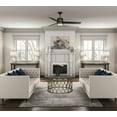 thumbnail image 3 of Hunter Fan Company Bureau 60" Indoor Ceiling Fan w/ LED Light, Matte Black, 3 of 7