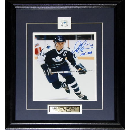 Darryl Sittler Signed Toronto Maple Leafs Portrait 8X10 Photo