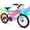 Silver, variant on Costway 20 Inch LED-lit Cycling Bike with 2 Speakers, Ambient Lights, Wireless Connection Silver