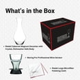 thumbnail image 6 of Riedel Cabernet Magnum Decanter Bundle with Pro Professional Wine Aerator with Brushed Stainless Accents and Riedel Large Microfiber Polishing Cloth (3 Items), 6 of 6