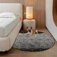 thumbnail image 2 of Ombre Gray Geometric Round Area Rug 3Ft Washable Small Circle Rugs for Kitchen Entryway, Modern Abstract Art Non-Slip Carpet Floor Mats Indoor Outdoor Carpet Runner Aesthetic Home Decor, 2 of 8