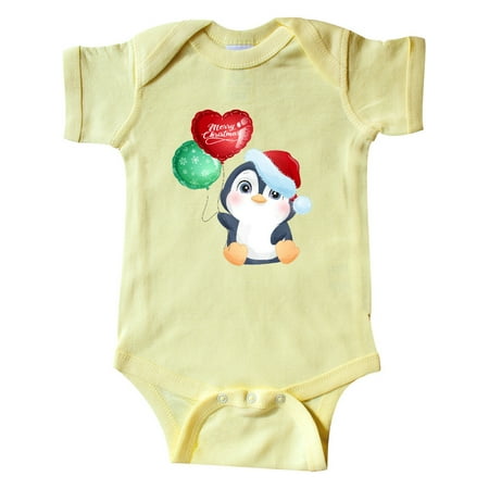 

Inktastic Merry Christmas Penguin Gift Baby Boy or Baby Girl Bodysuit
